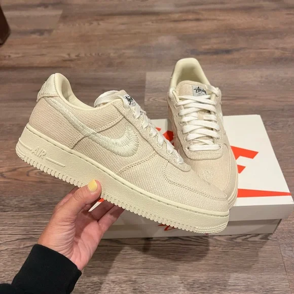Nike | Shoes | Nike Air Force Low Stussy Fossil | Poshmark